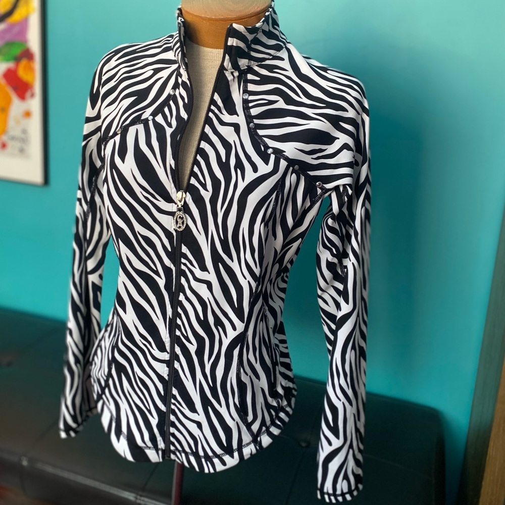 Christine Alexander Crystal Embellished Jacket S